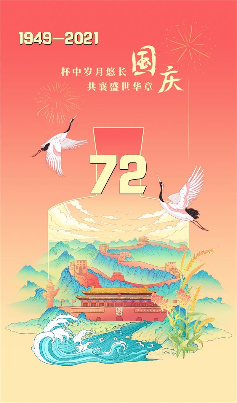 山河壮丽，岁月峥嵘，祝福我们的国家繁荣富强！